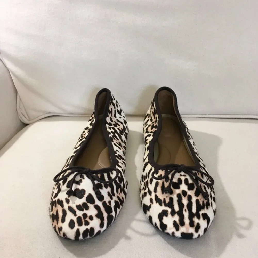 Aerosoles NWOT Homerun Calf Hair Leather Slip-on Ballet Flats